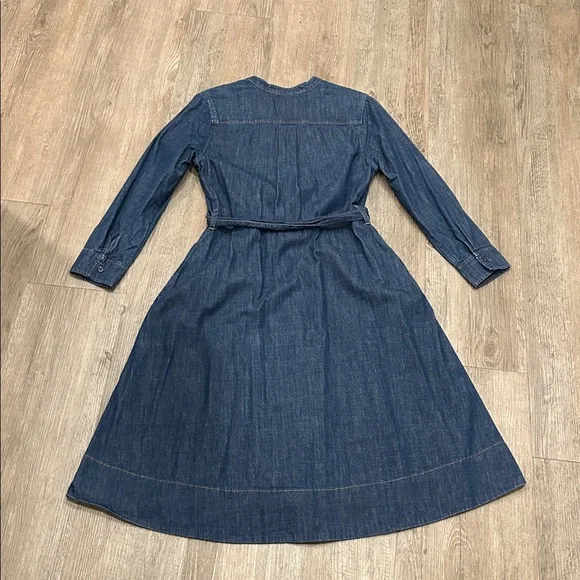 Hobbs London Taylor Belted Denim Shirt Dress 8 - Picture 11 of 11